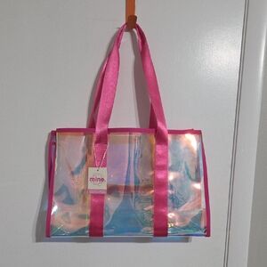 Vibrant Pink and Iridescent Women's Tote Bag